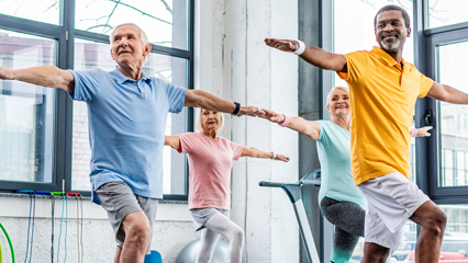 Seniors Exercising